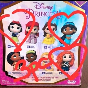 3pc Disney Princess Funko Minis Jasmine, Merida and Snow White Bundle